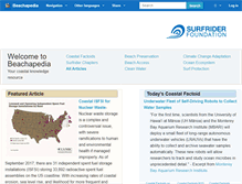 Tablet Screenshot of beachapedia.org